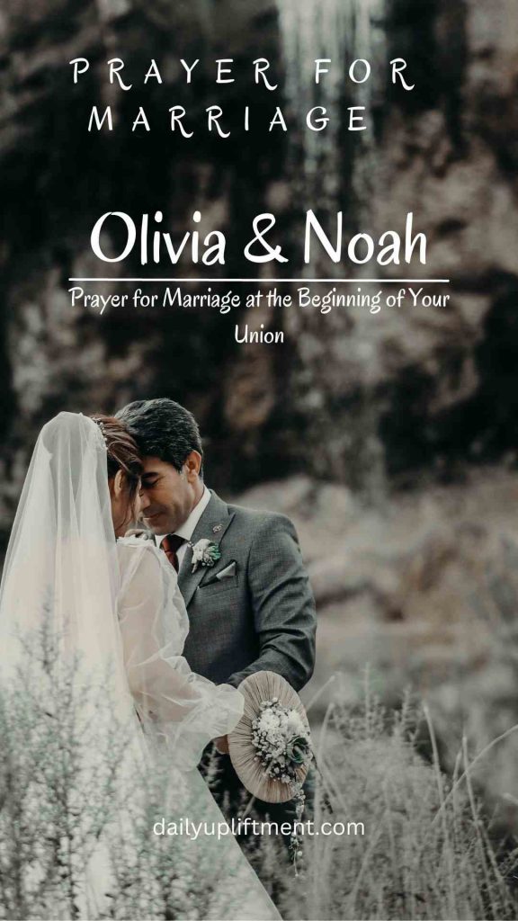 Prayer for Marriage at the Beginning of Your Union