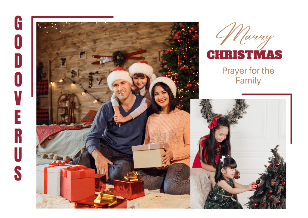 Christmas blessings for loved ones and family