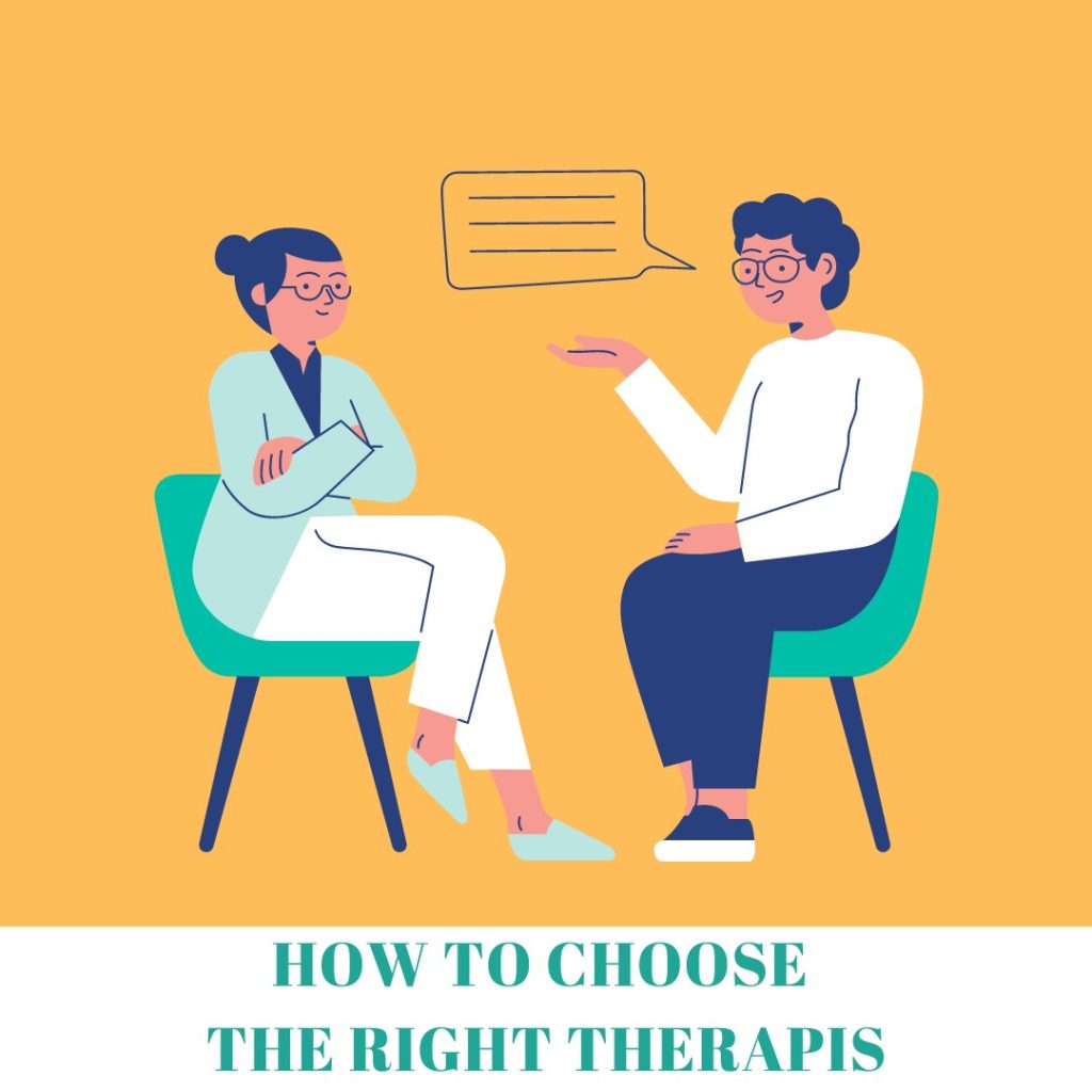 Look for the right therapist 