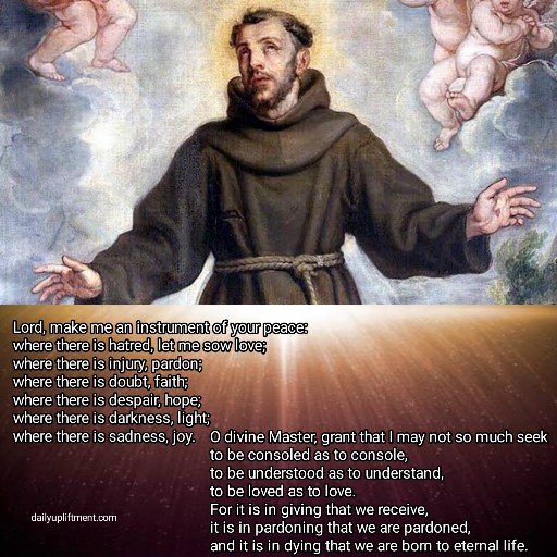 Prayer of St. Francis: Embodying Love, Peace, and Compassion